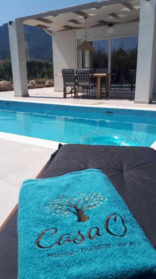 Casa O' - Moderne Villa Mit Grosser Terrasse Und Privatem Swimmingpool Szkála Potamiász Kültér fotó