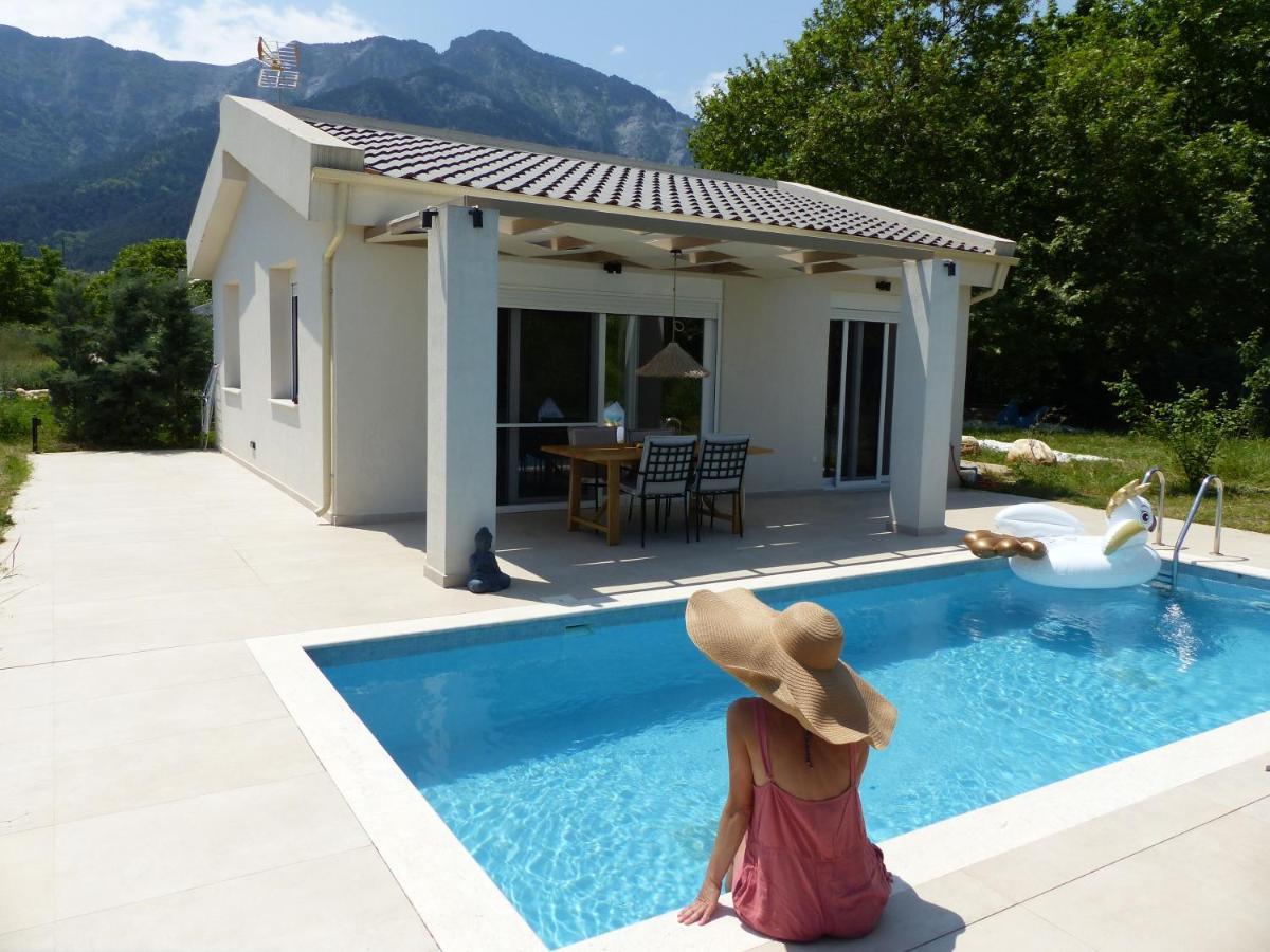 Casa O' - Moderne Villa Mit Grosser Terrasse Und Privatem Swimmingpool Szkála Potamiász Kültér fotó